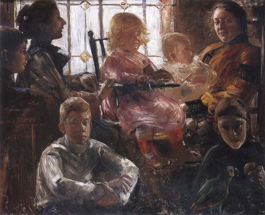 The Family of the Painter Fritz Rumpf